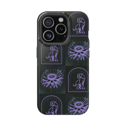 ''Jenna Kats' Purple Daisy" Impact-Resistant Cases