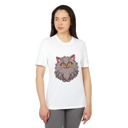 Sport T-shirt - Jenna Kats' Arted On Adidas shirt #14 "Excited Kitty"
