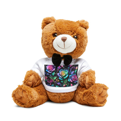 ''Rose Whirlwind'' Teddy Bear with T-Shirt