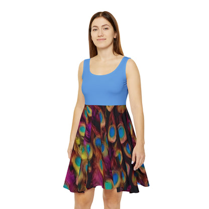 ''Peacock'' Women's Skater Dress