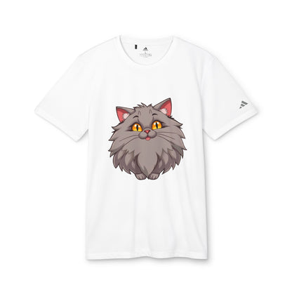 Sport T-shirt - Jenna Kats' Arted On Adidas shirt #14 "Excited Kitty"