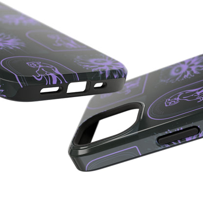 ''Jenna Kats' Purple Daisy" Impact-Resistant Cases