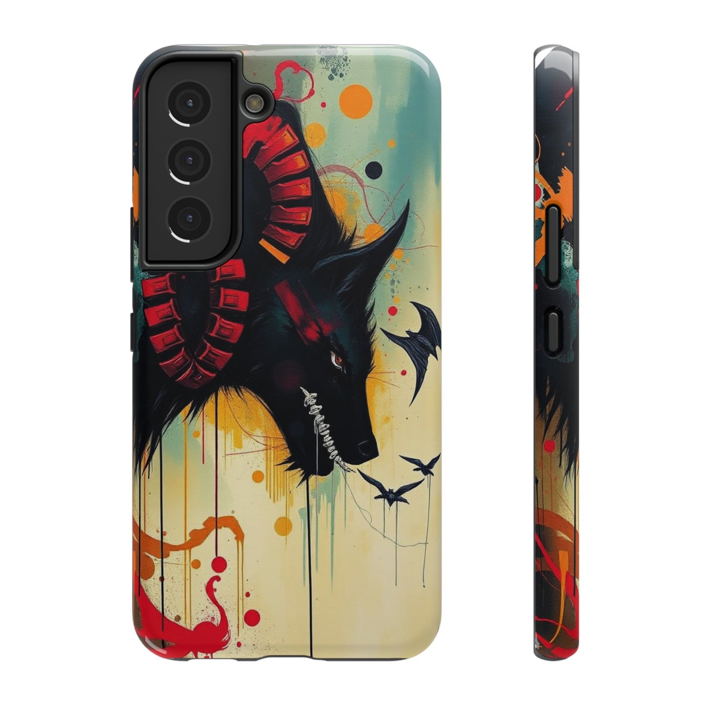 " I Told My Demons About You" Art Print Cell Phone Case, Impact-Resistant Cases