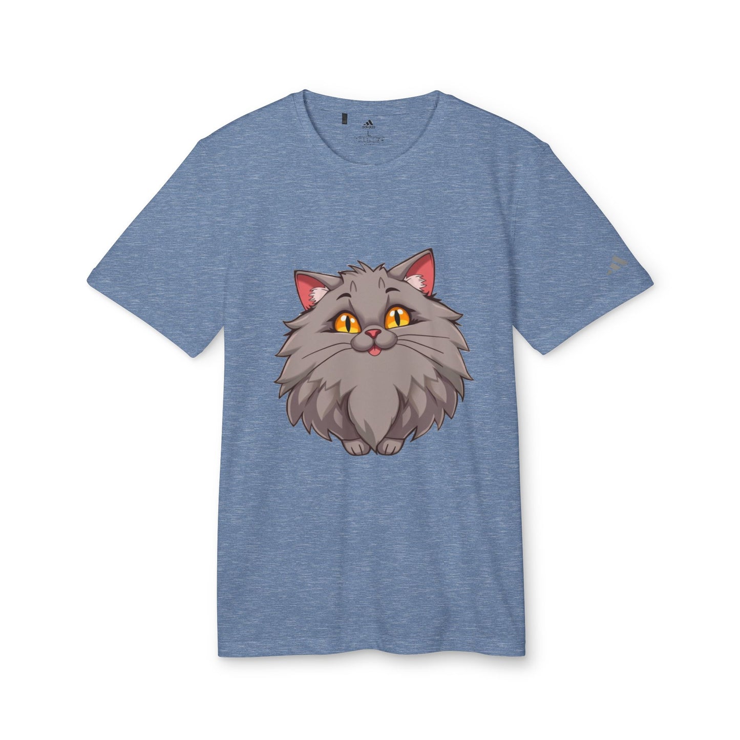 Sport T-shirt - Jenna Kats' Arted On Adidas shirt #14 "Excited Kitty"