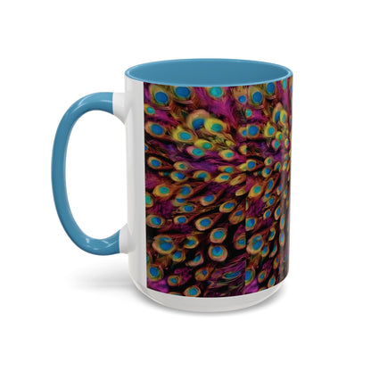 "Peacock"' Accent Coffee Mug (11, 15oz)