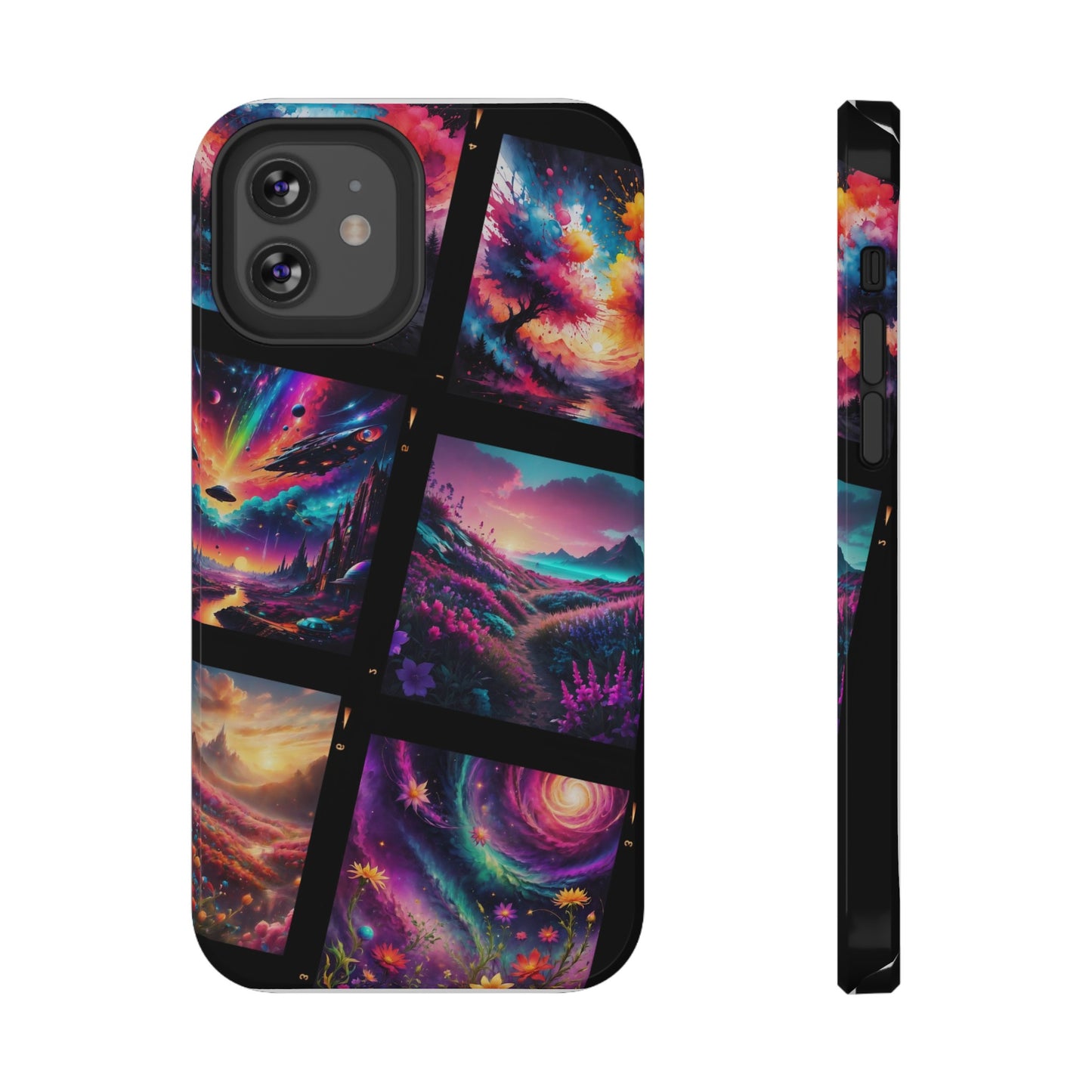 ''Neon Scenes'' Impact-Resistant Cases