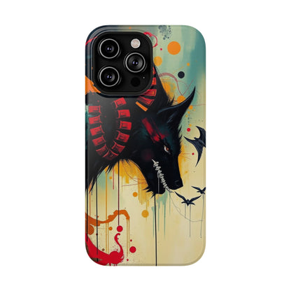 " I Told My Demons About You" Art Print Cell Phone Case, Impact-Resistant Cases