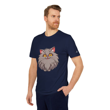 Sport T-shirt - Jenna Kats' Arted On Adidas shirt #14 "Excited Kitty"