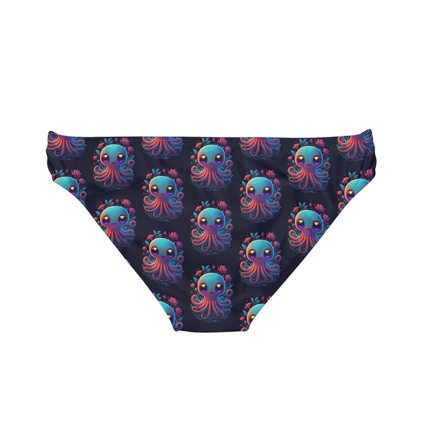 ''Cuddly Octopus" Loop Tie Side Bikini Bottom