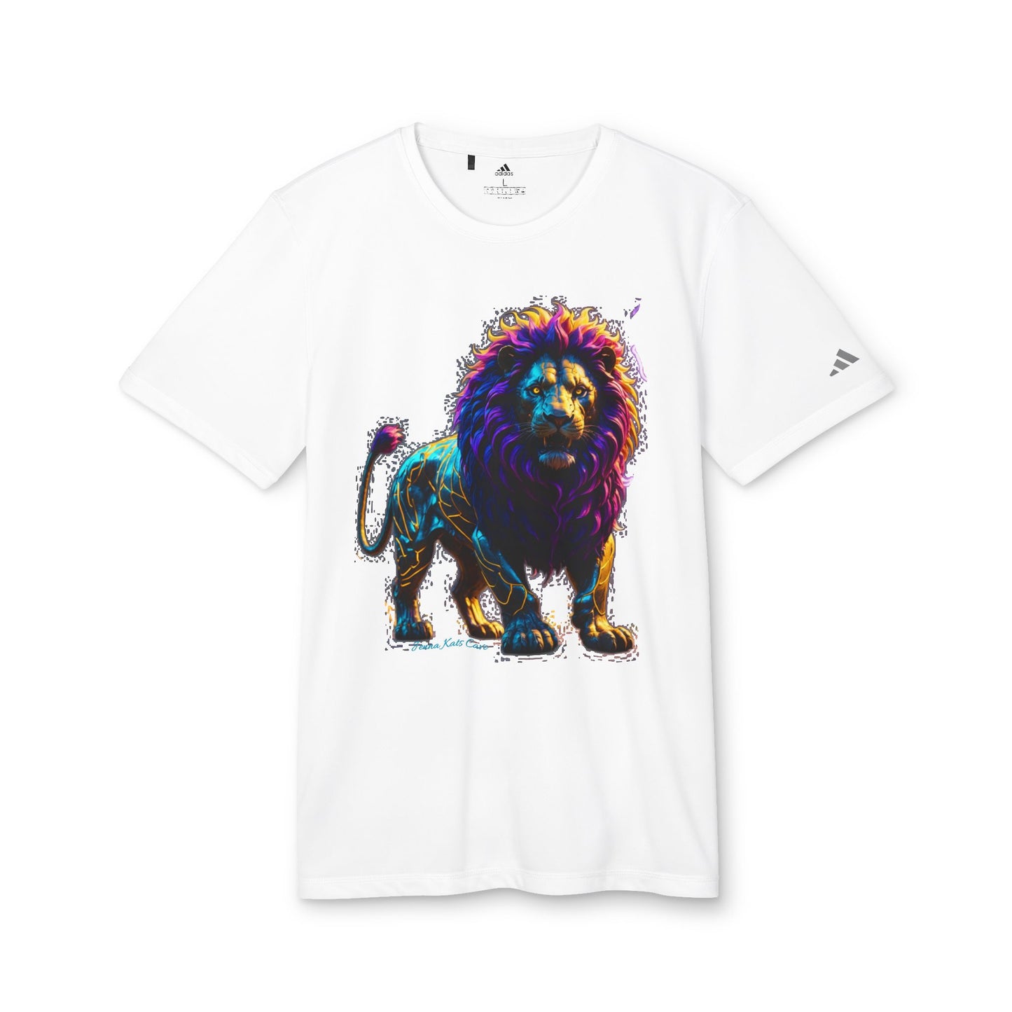 "Jenna Kats' Arted On An Adidas Shirt #8 Lion" adidas® Unisex Sport T-shirt