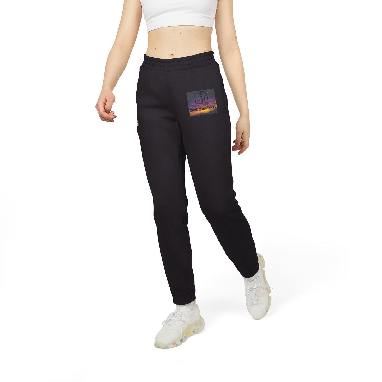 "Jenna Kats' Arted On Adidas Joggers #1 The Sunset" adidas Unisex Fleece Joggers