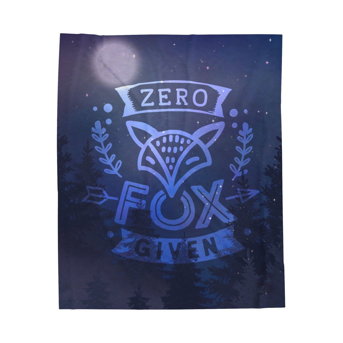 "Zero Given" Velveteen Plush Blanket