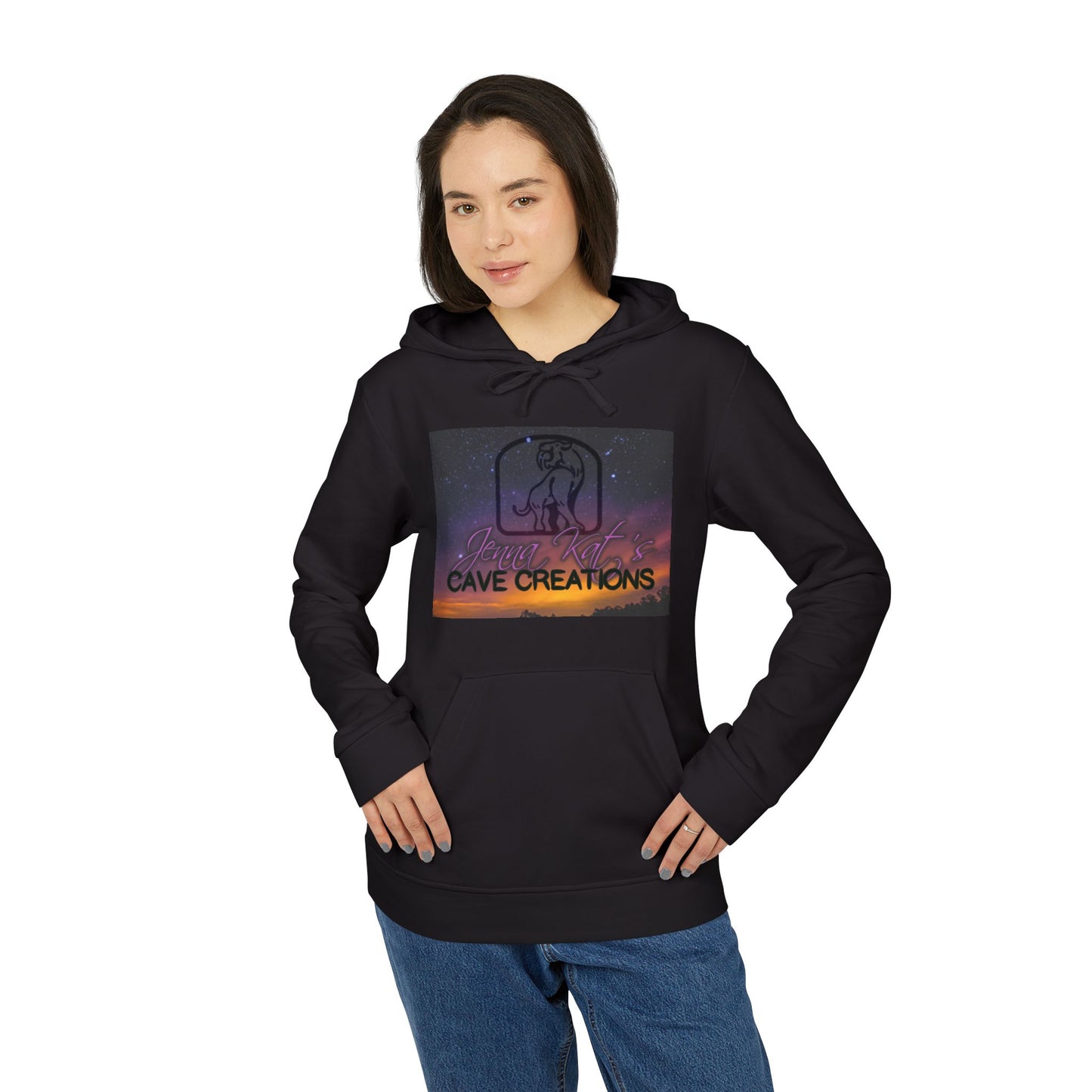 ''Jenna Kats Arted On An Adidas Hoodie #1 The Sunset'' adidas® Unisex Fleece Hoodie