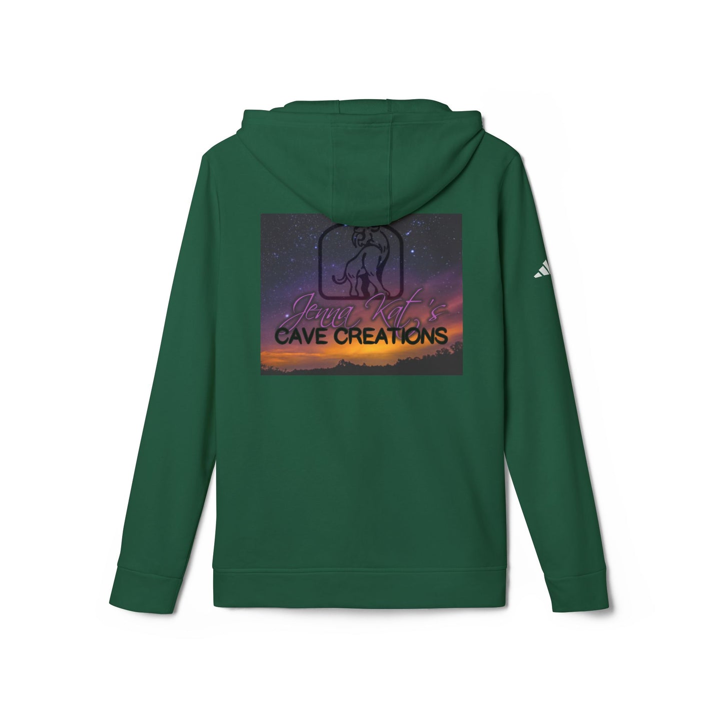 "Jenna Kats Arted On A Adidas Hoodie #3 Celebrate Yourself'' adidas® Unisex Fleece Hoodie