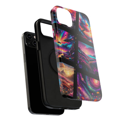 ''Neon Scenes'' Impact-Resistant Cases