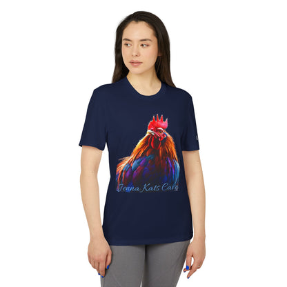 ''Jenna Kats' Arted On An Adidas Shirt #4 Rooster'' adidas® Unisex Sport T-shirt