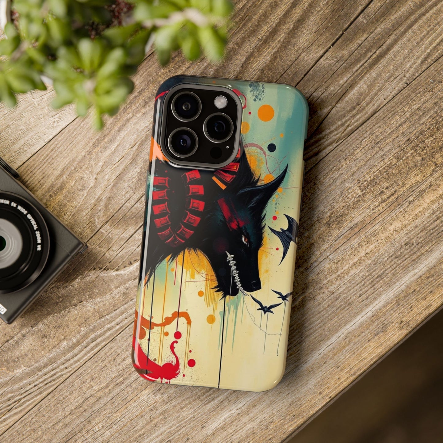 " I Told My Demons About You" Art Print Cell Phone Case, Impact-Resistant Cases