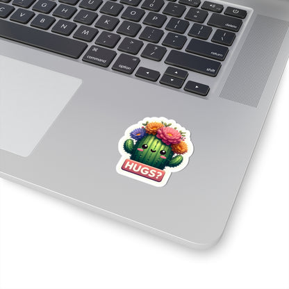 Cactus Hugs Kiss-Cut Stickers