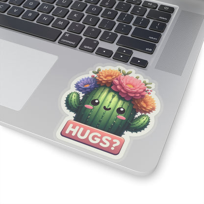 Cactus Hugs Kiss-Cut Stickers