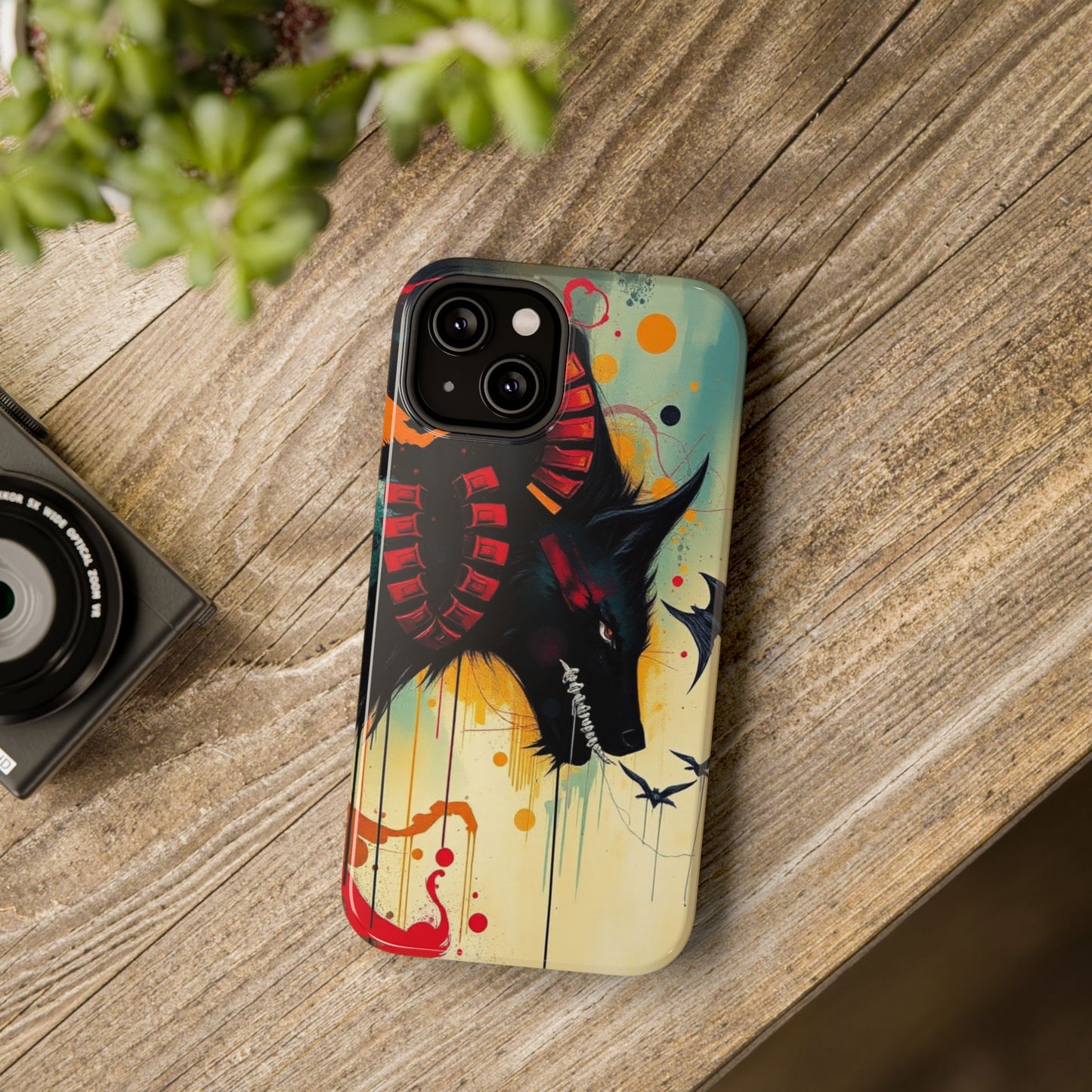 " I Told My Demons About You" Art Print Cell Phone Case, Impact-Resistant Cases