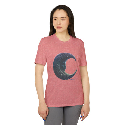 "Jenna Kats' Arted On An Adidas Shirt #7 The Moon'' adidas® Unisex Sport T-shirt