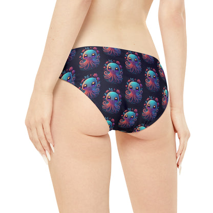 ''Cuddly Octopus" Loop Tie Side Bikini Bottom