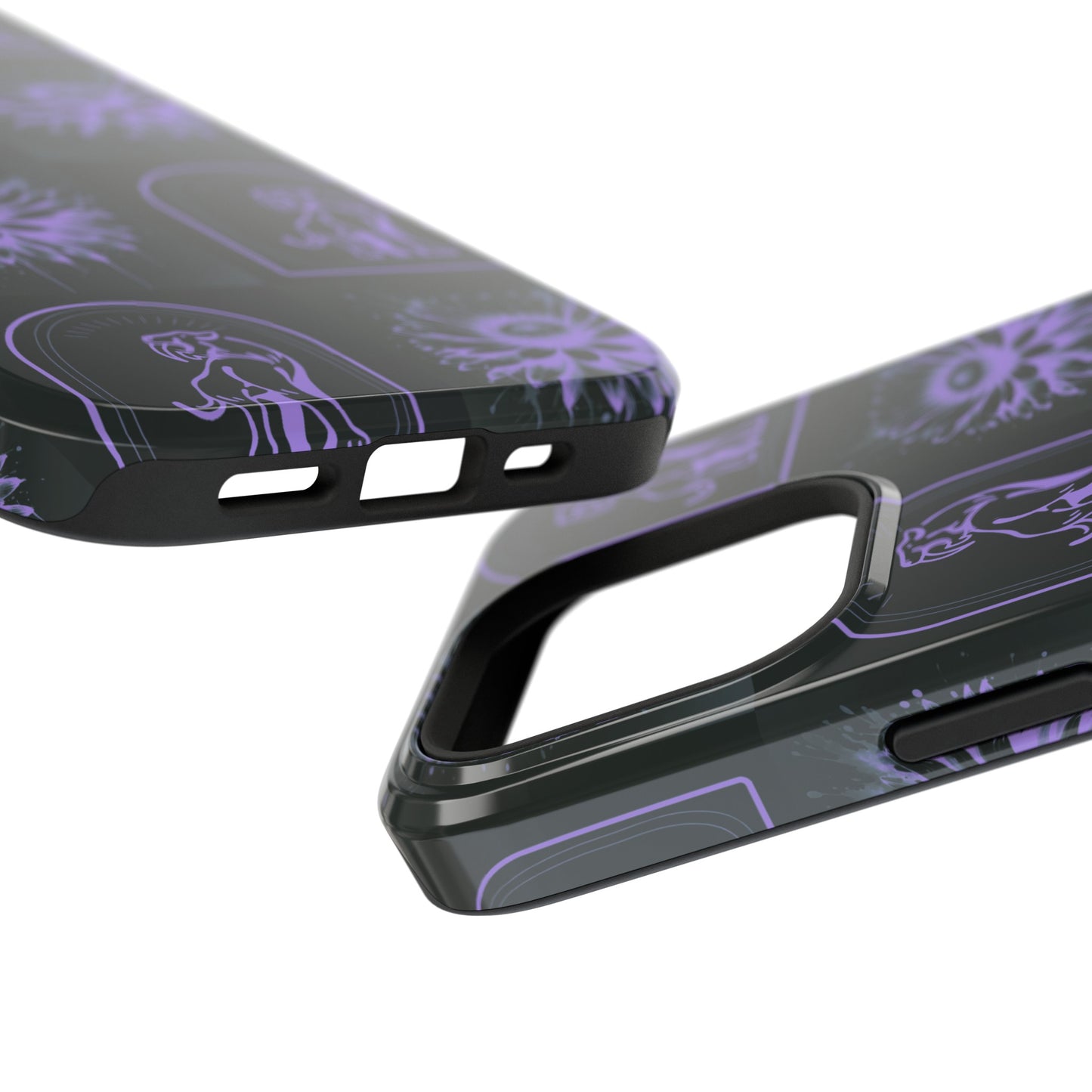 ''Jenna Kats' Purple Daisy" Impact-Resistant Cases