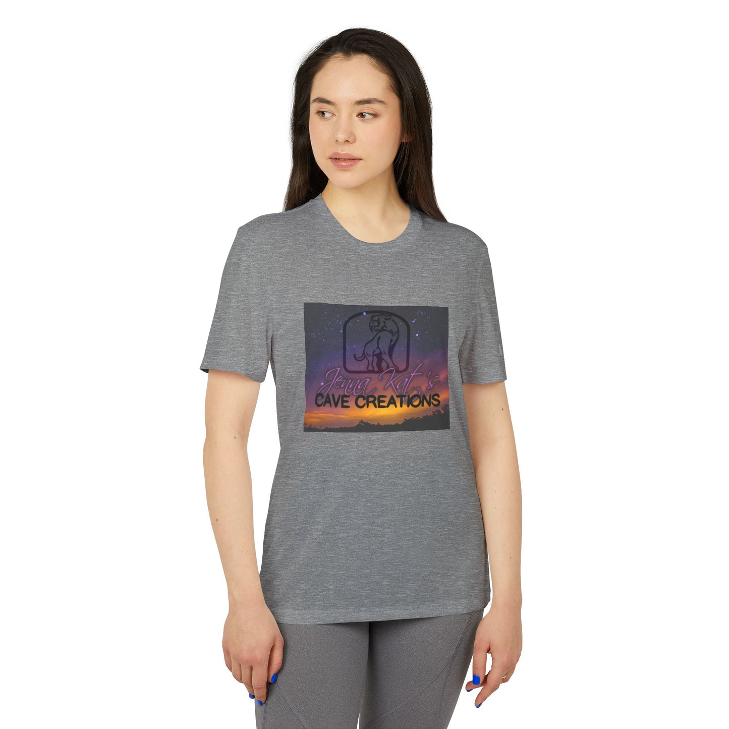 "Jenna Kats' Arted On An Adidas Shirt #2 The Sunset" adidas® Unisex Sport T-shirt