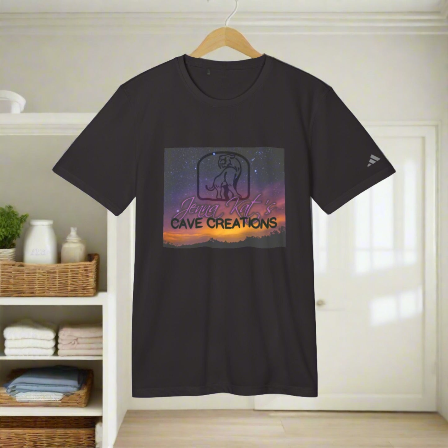 "Jenna Kats' Arted On An Adidas Shirt #2 The Sunset" adidas® Unisex Sport T-shirt