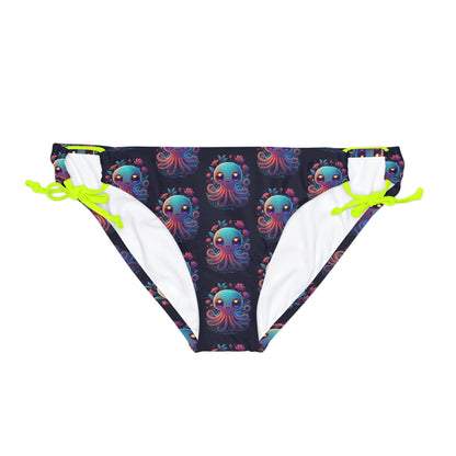 ''Cuddly Octopus" Loop Tie Side Bikini Bottom