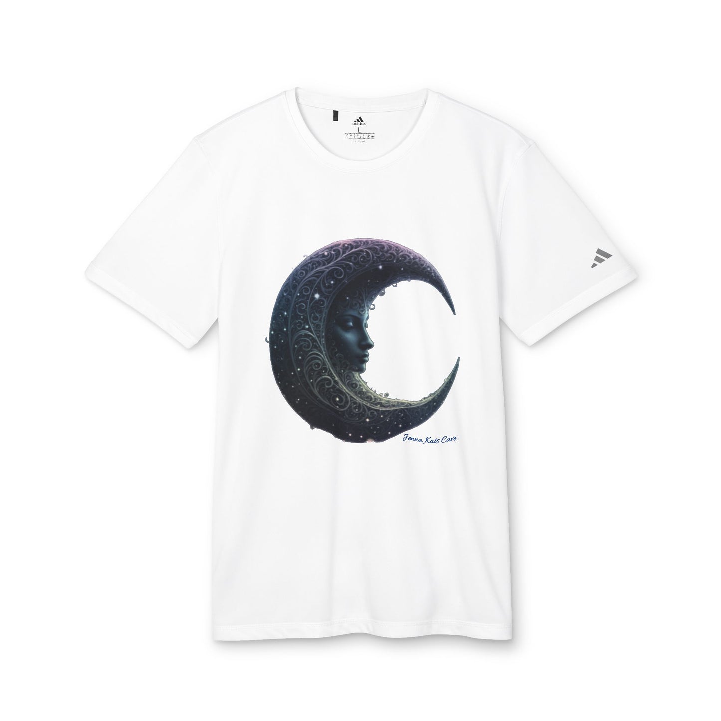 "Jenna Kats' Arted On An Adidas Shirt #7 The Moon'' adidas® Unisex Sport T-shirt