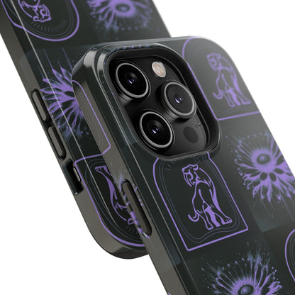 ''Jenna Kats' Purple Daisy" Impact-Resistant Cases