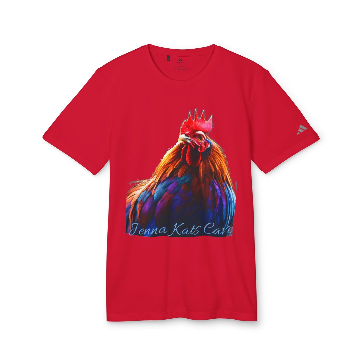 ''Jenna Kats' Arted On An Adidas Shirt #4 Rooster'' adidas® Unisex Sport T-shirt