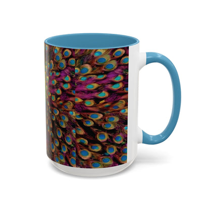 "Peacock"' Accent Coffee Mug (11, 15oz)