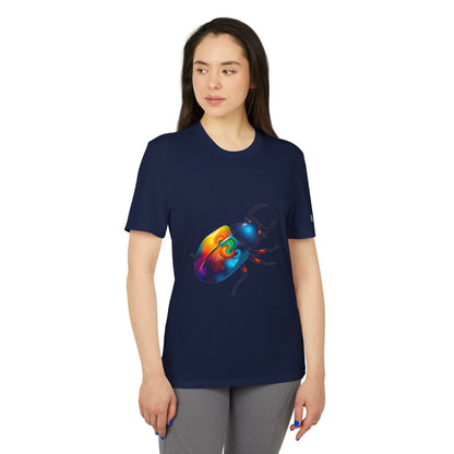 Colorful Beetle Graphic Unisex Sport T-shirt