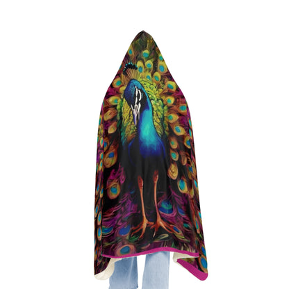 ''Peacock'' Snuggle Blanket