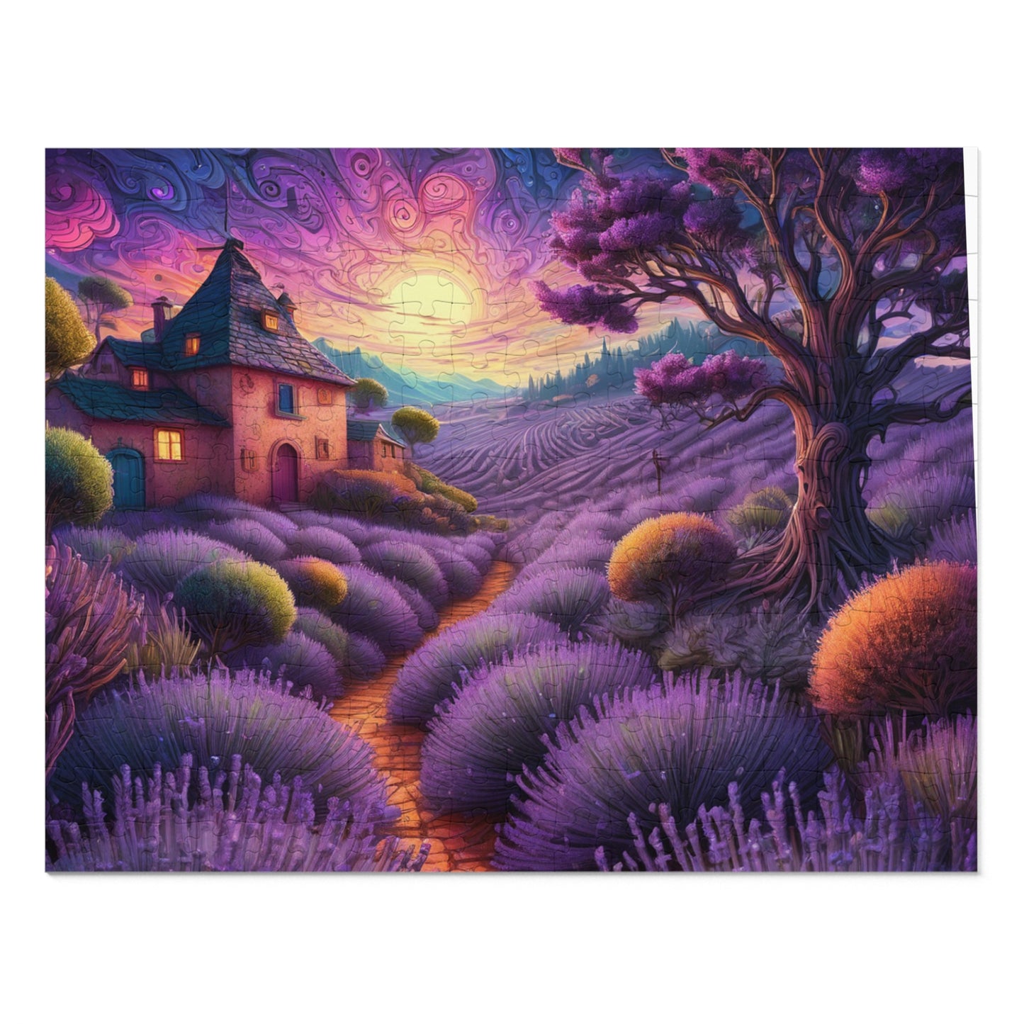 " Lavender Dream Farm" Jigsaw Puzzle