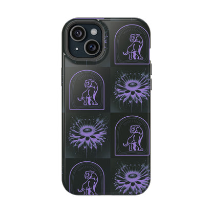 ''Jenna Kats' Purple Daisy" Impact-Resistant Cases