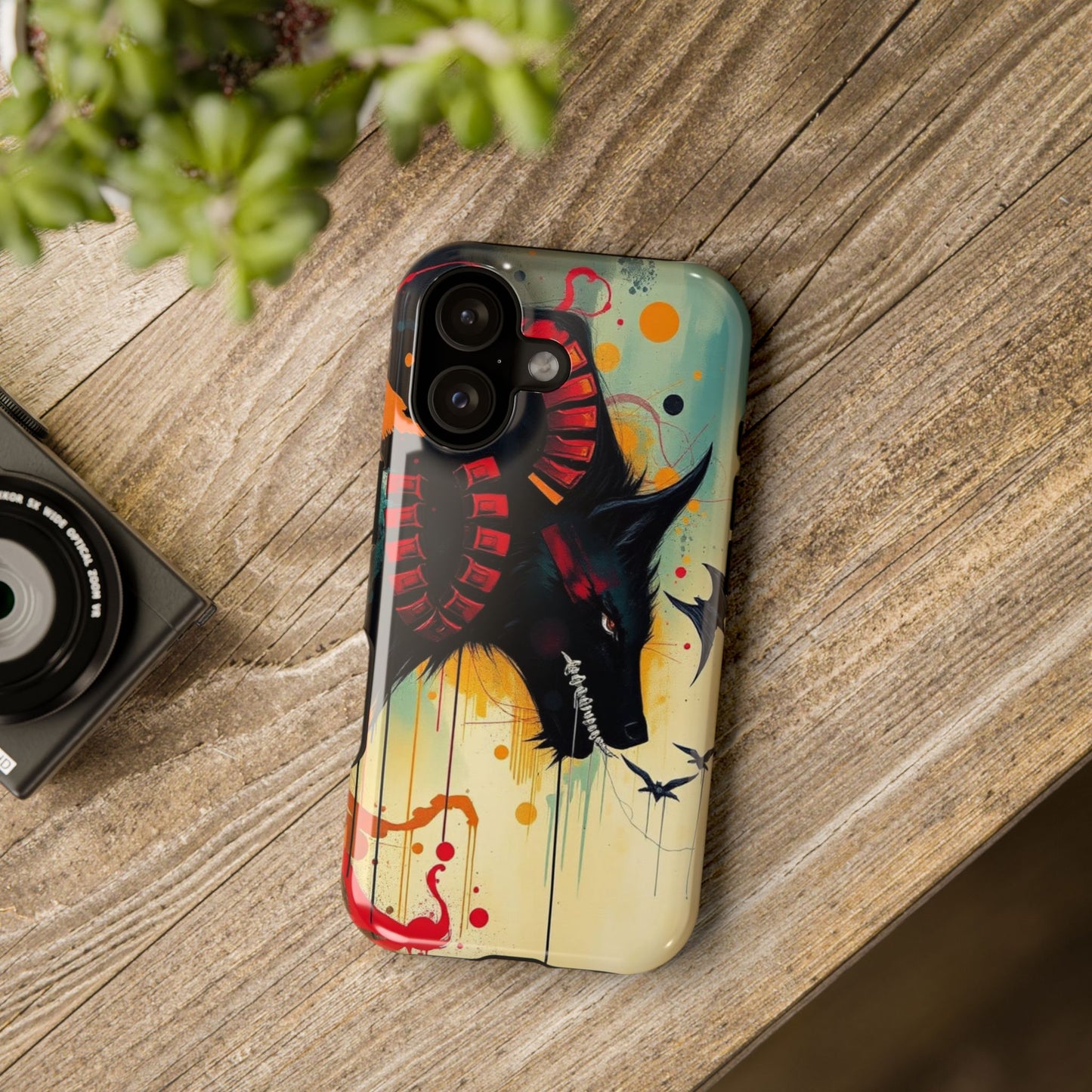 " I Told My Demons About You" Art Print Cell Phone Case, Impact-Resistant Cases