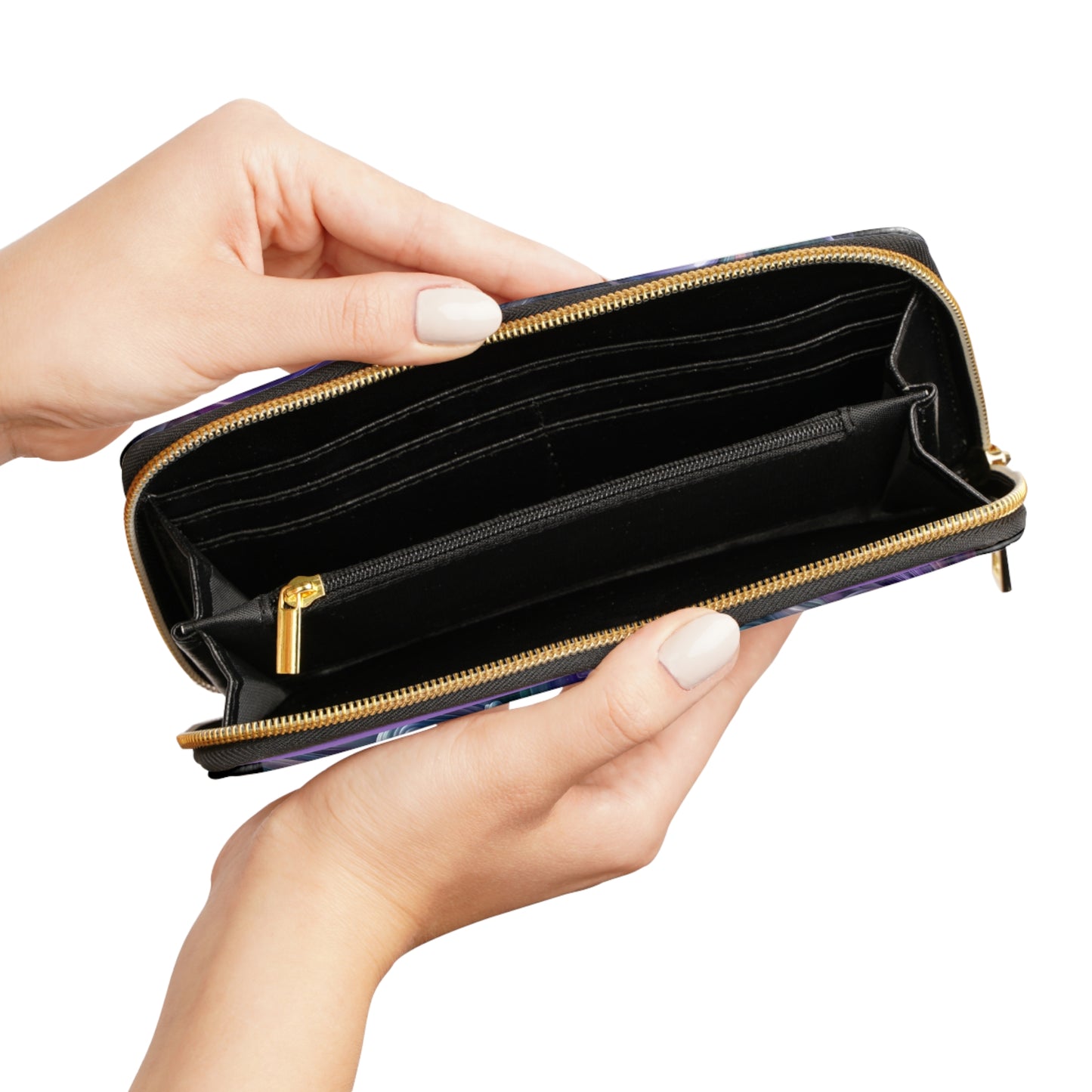 Pearl Jellyfish Zipper Wallet