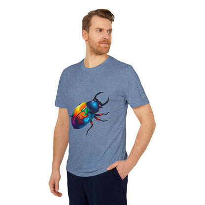 Colorful Beetle Graphic Unisex Sport T-shirt
