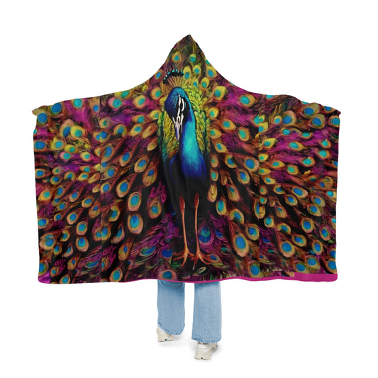 ''Peacock'' Snuggle Blanket