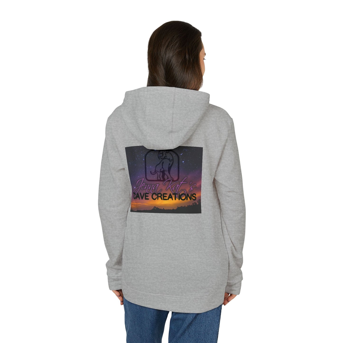 "Jenna Kats Arted On A Adidas Hoodie #3 Celebrate Yourself'' adidas® Unisex Fleece Hoodie