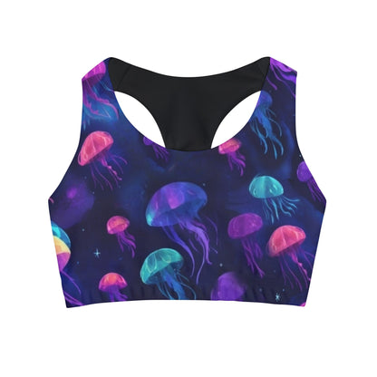 "Galactic Jellyfish" Girls' Swimsuit Top