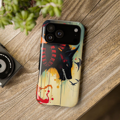 " I Told My Demons About You" Art Print Cell Phone Case, Impact-Resistant Cases