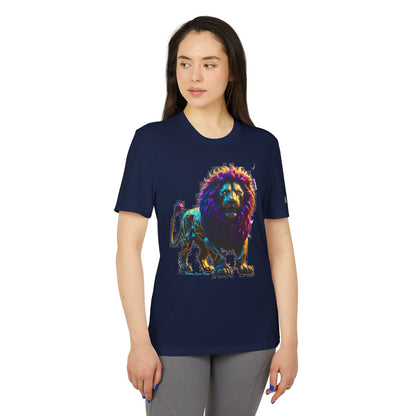 "Jenna Kats' Arted On An Adidas Shirt #8 Lion" adidas® Unisex Sport T-shirt