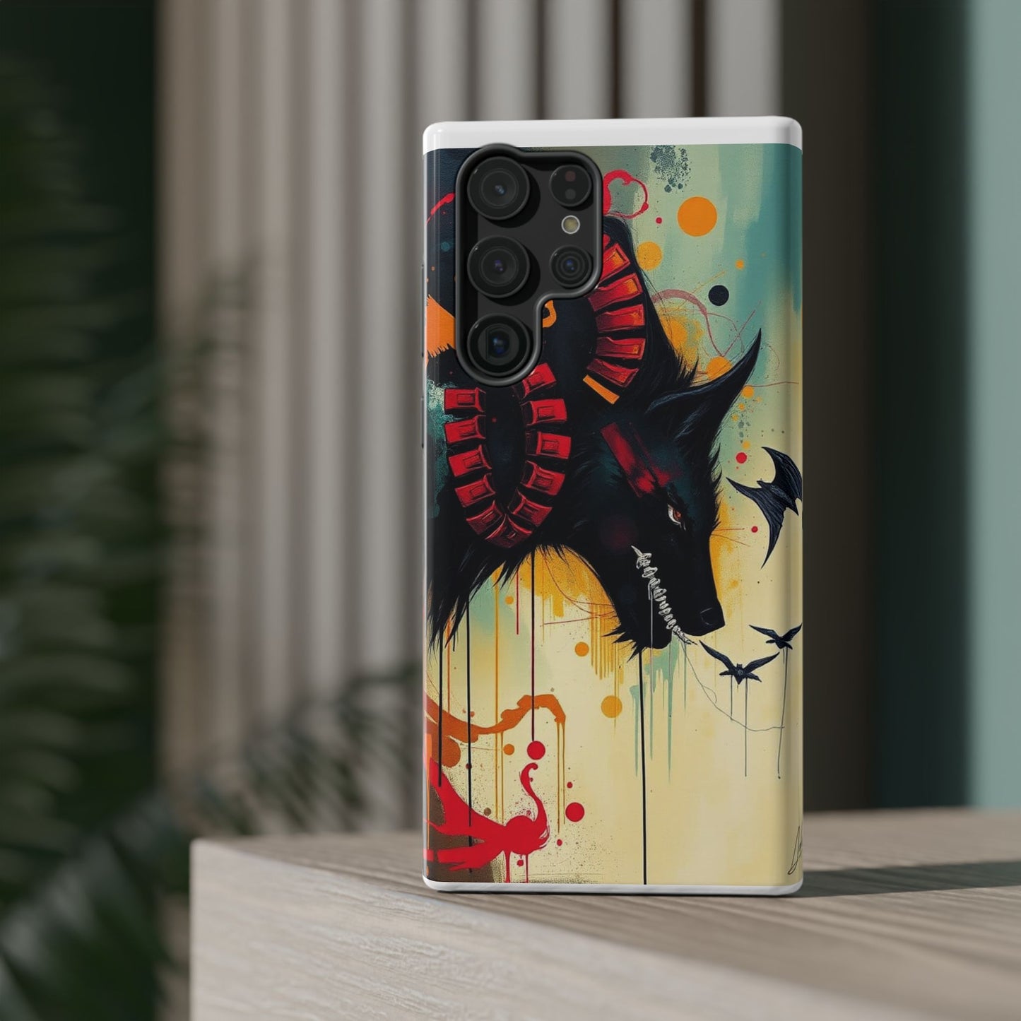 " I Told My Demons About You" Art Print Cell Phone Case, Impact-Resistant Cases