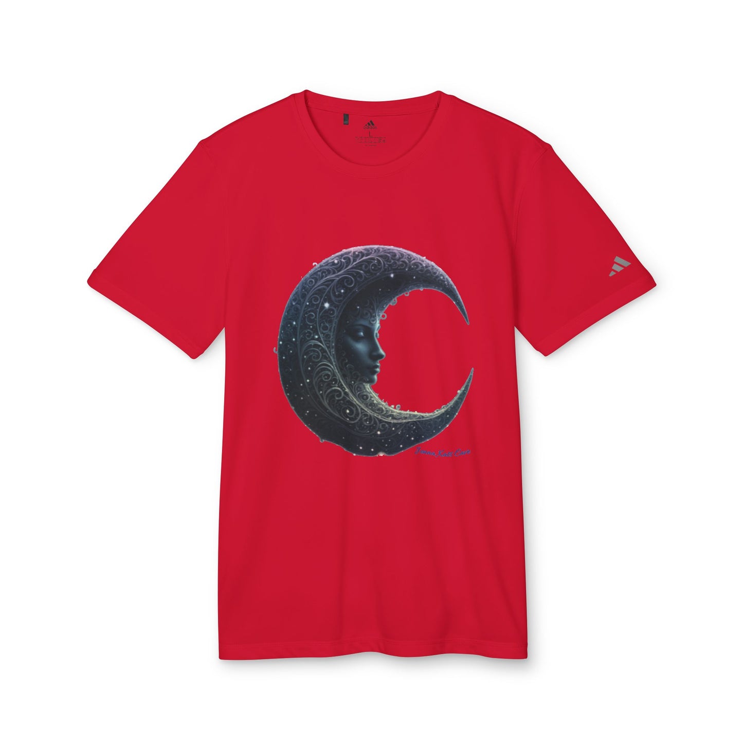 "Jenna Kats' Arted On An Adidas Shirt #7 The Moon'' adidas® Unisex Sport T-shirt