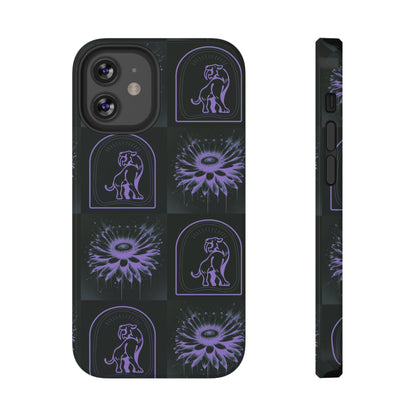 ''Jenna Kats' Purple Daisy" Impact-Resistant Cases