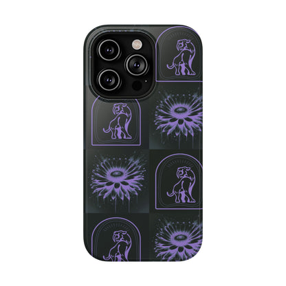 ''Jenna Kats' Purple Daisy" Impact-Resistant Cases